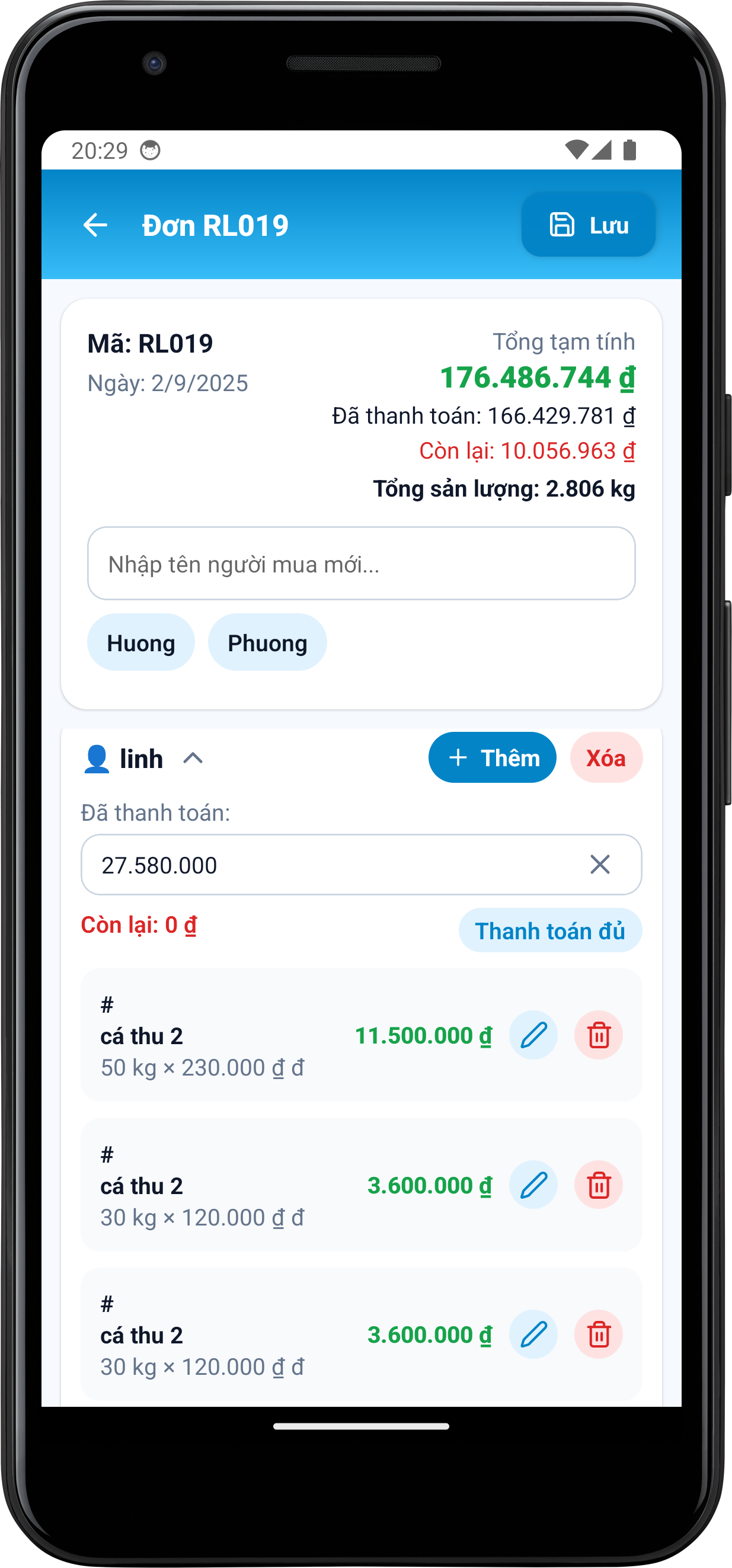 Fishing App Payment